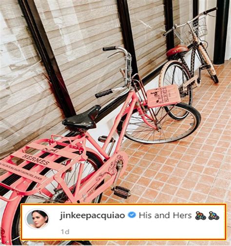 jinkee pacquiao louis vuitton bike|Price of Jinkee Pacquiao's Hermes and LV bikes get revealed.